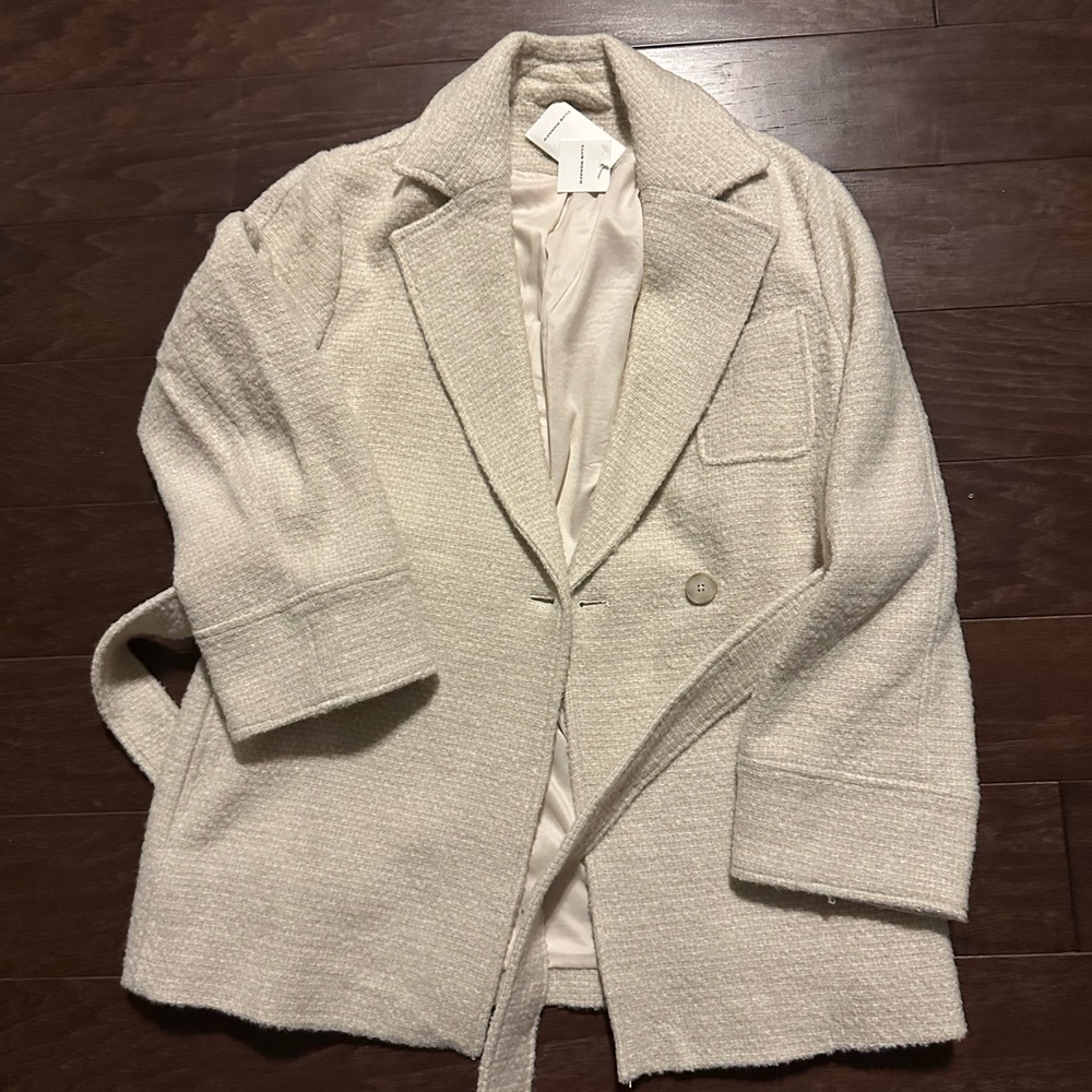 Bouclé Belted Jacket